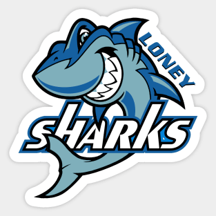 Loney Sharks Sticker